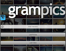Tablet Screenshot of grampics.com
